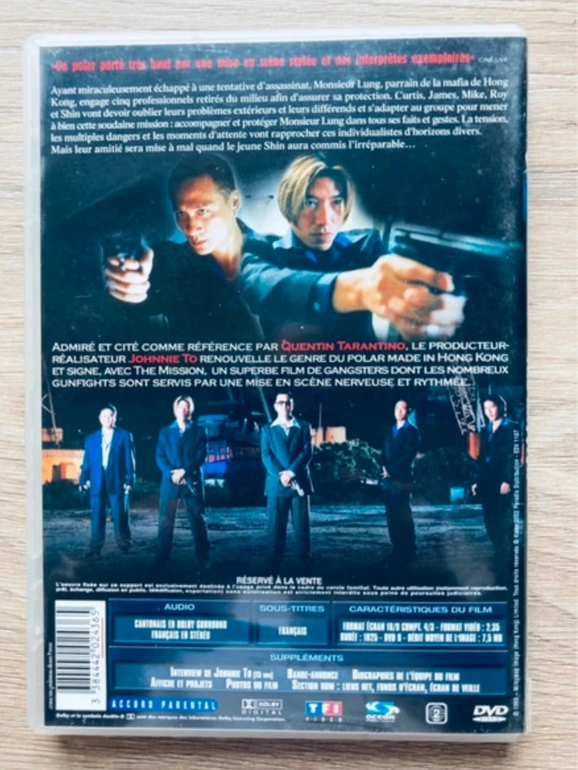 DVD The Mission van Johnnie To. – photo 3